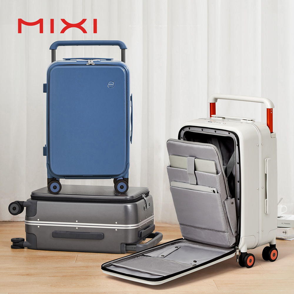 Aluminum Frame Carry On Luggage - Valigia da viaggio con manico largo,