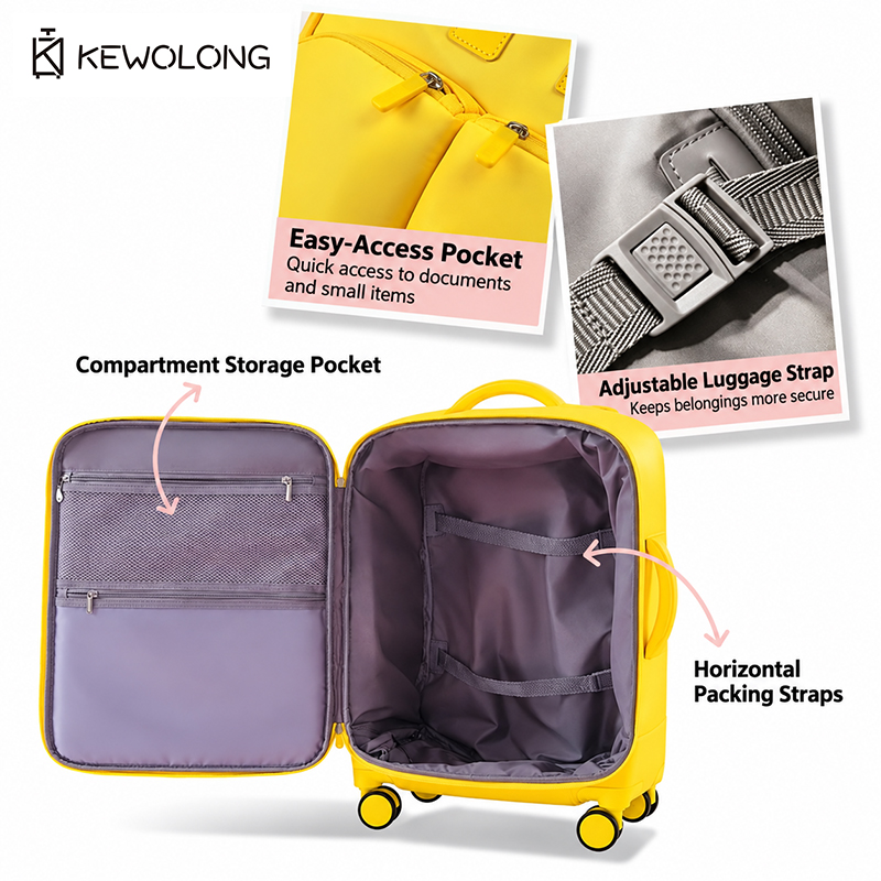 Nuova Valigia da Trasporto in  - Spinner Wheel Rolling Suitcase 20 Inch recensione e prezzo