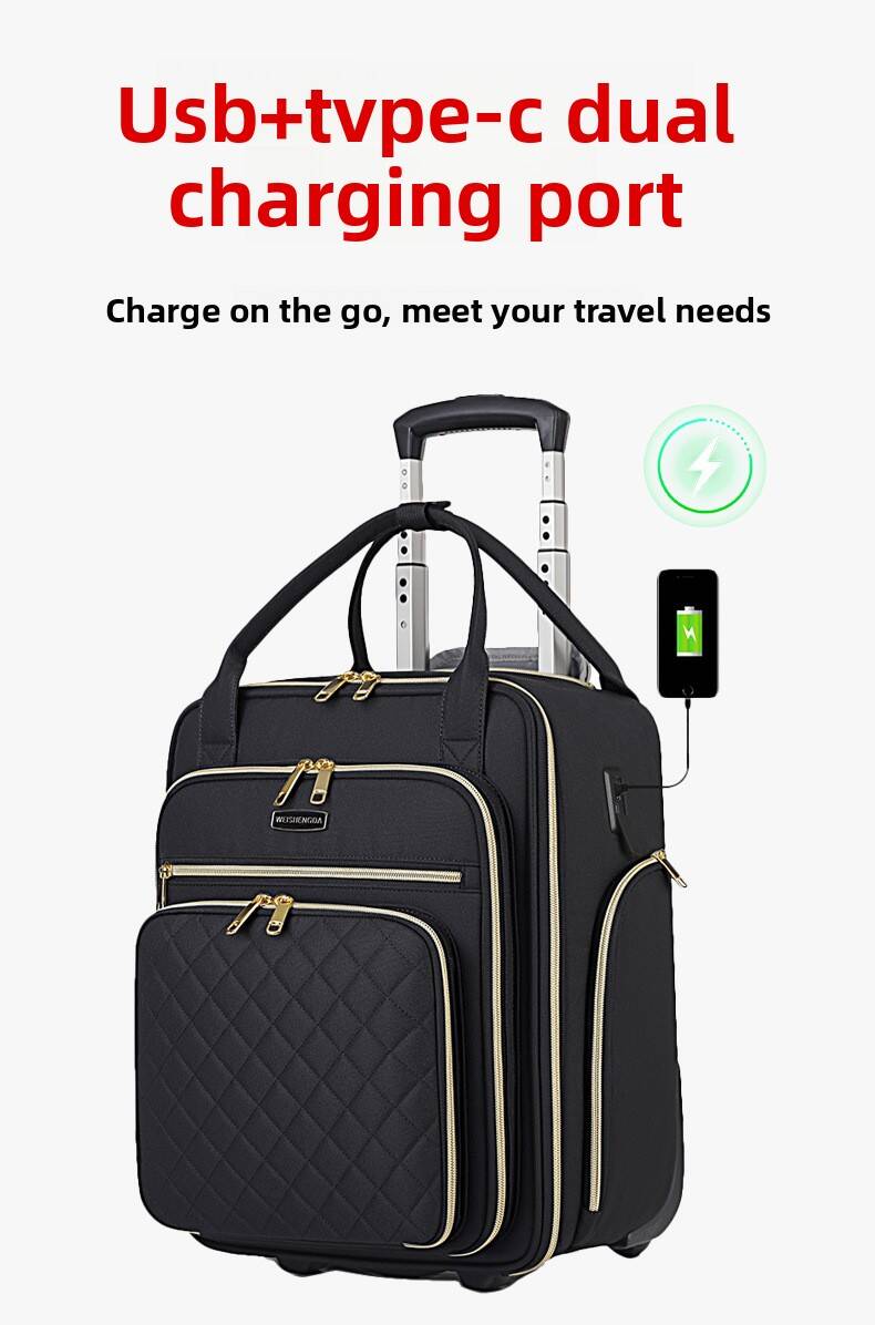Borsa da Viaggio con Ruote per - Foldable Rolling Luggage Bag recensione e prezzo