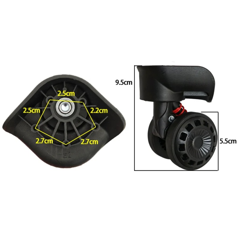 Ruota di ricambio per valigia, - Silent Replacement Luggage Wheels recensione e prezzo