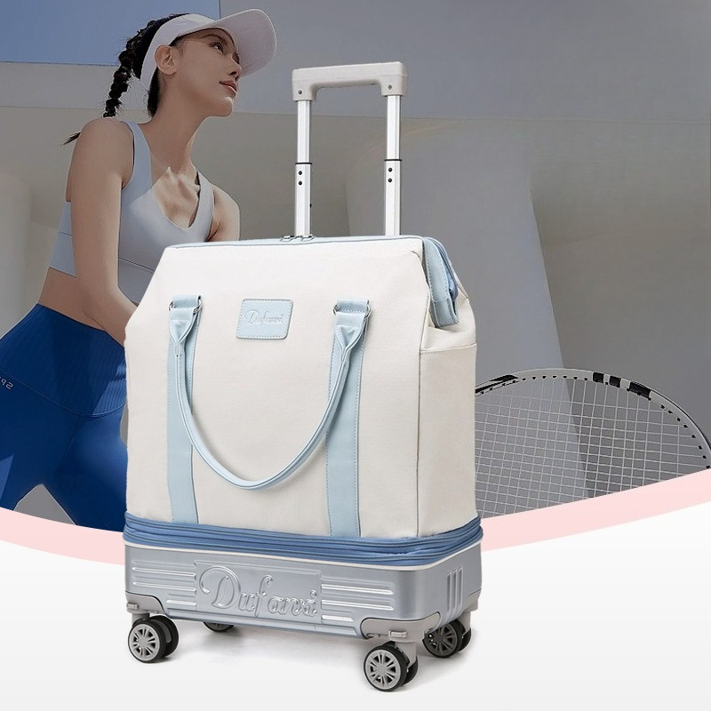 Borsa da Viaggio con Ruote e M - Foldable Rolling Luggage Bag recensione e prezzo