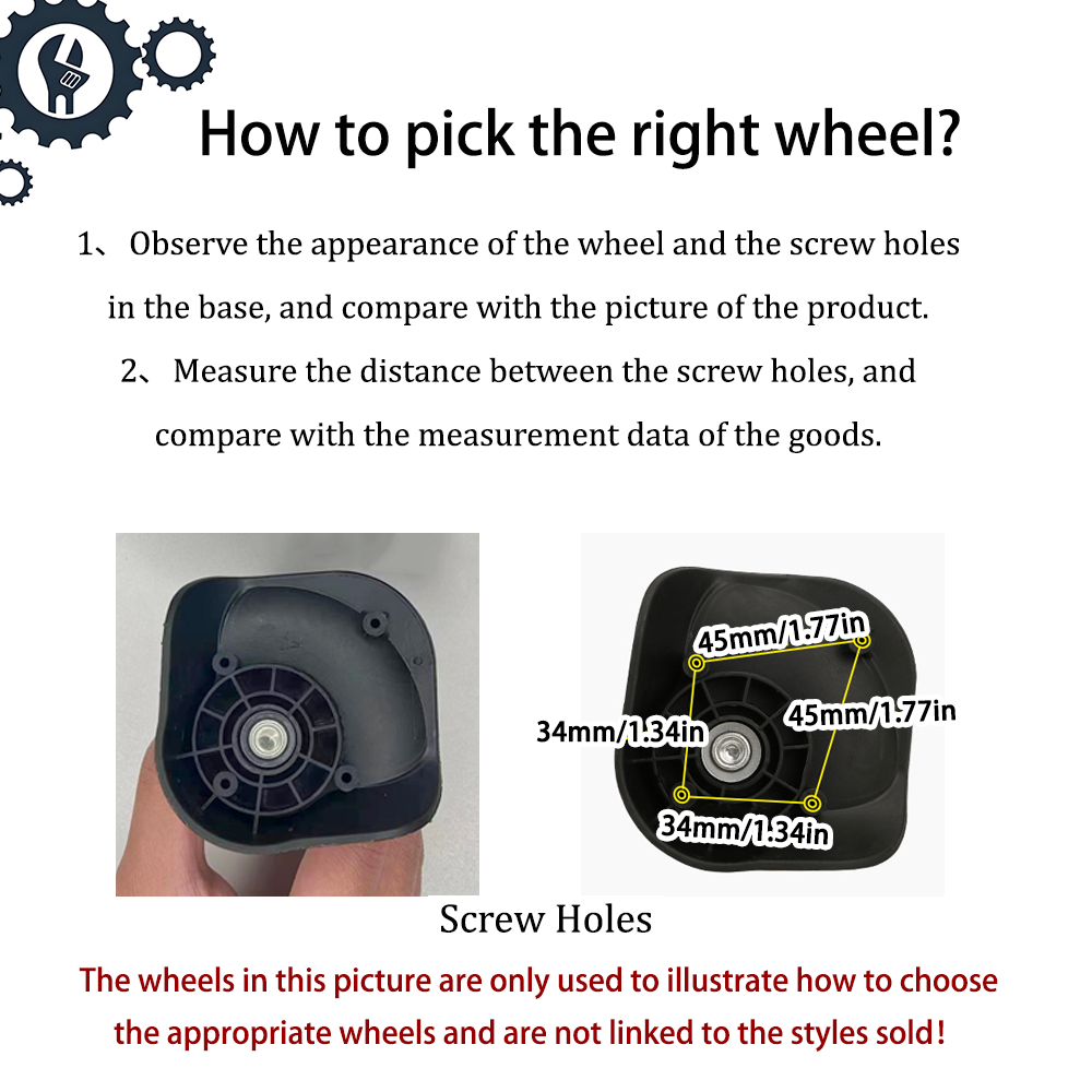 Kit di ricambio per ruote di v - Silent Replacement Luggage Wheels recensione e prezzo