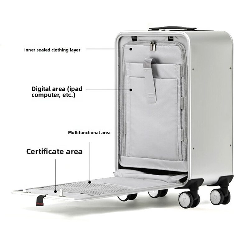 Valigia da viaggio in allumini - Spinner Wheel Rolling Suitcase 20 Inch recensione e prezzo