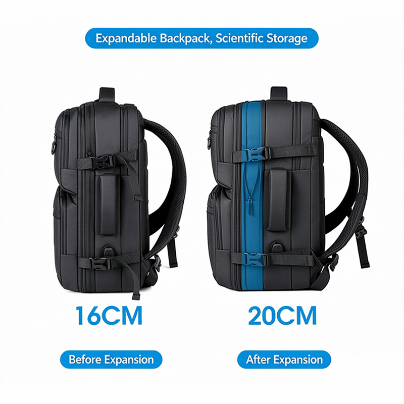 Zaino da viaggio espandibile d - Backpacks recensione e prezzo