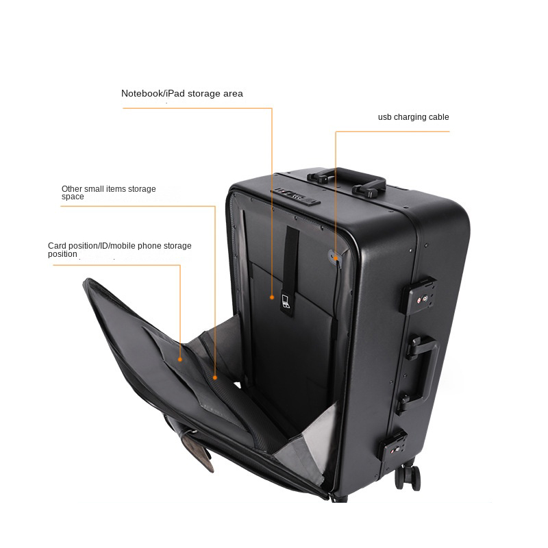 Valigia da viaggio con telaio  - Aluminum Frame Carry On Luggage recensione e prezzo