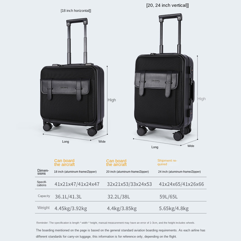Valigia da viaggio con telaio  - Aluminum Frame Carry On Luggage recensione e prezzo
